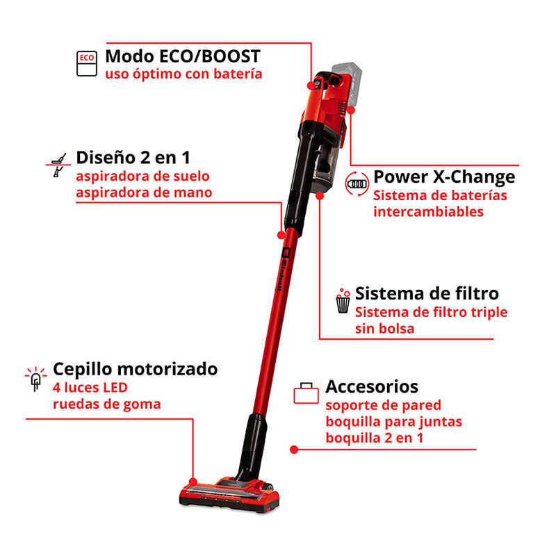 Escoba eléctrica inalámbrica 18 V Einhell