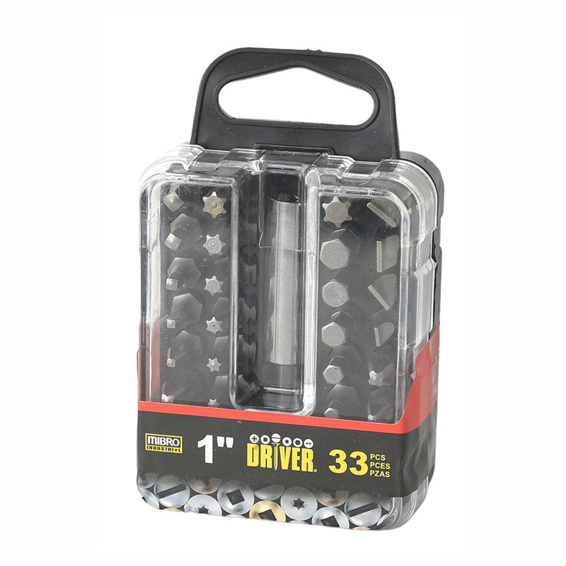 32-piece assorted bit set + bit holder