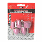 Mounted stone set 5 pieces 1/4"