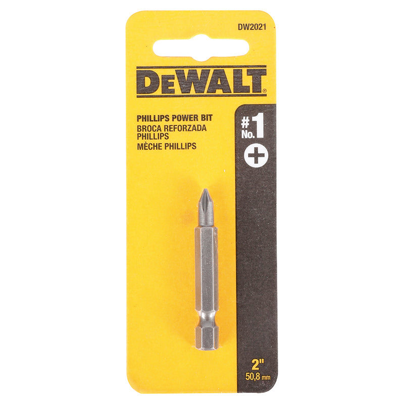 Dewalt #1 Phillips bit 2" long