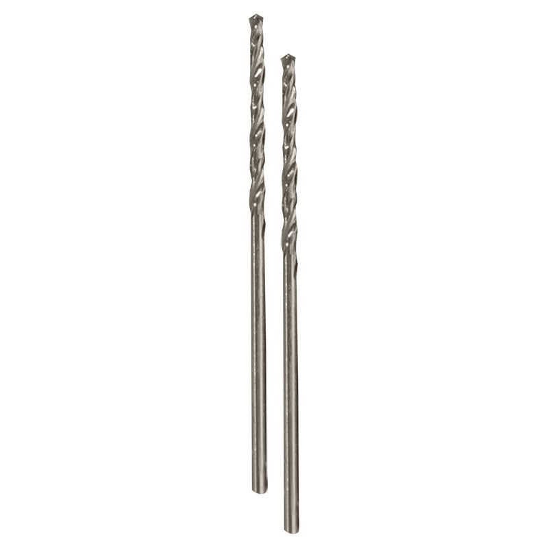 Set 2 brocas HSS para metal y madera de acero rápido 1,5 mm 1/16" DeWalt