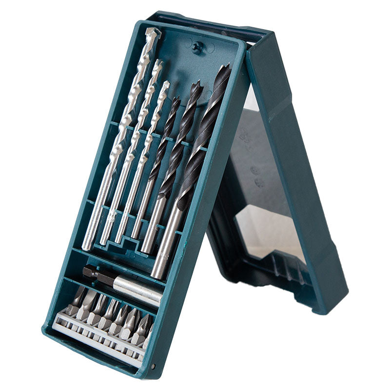 Set de brocas y puntas para perforar y taladrar X-line 15 unidades