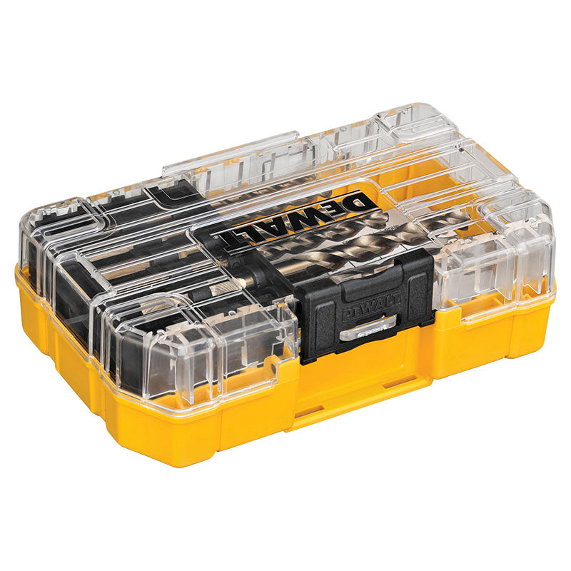 DeWalt HSS 14-Piece Drill Bit Set for Stainless Steel, Metal, and Plastic