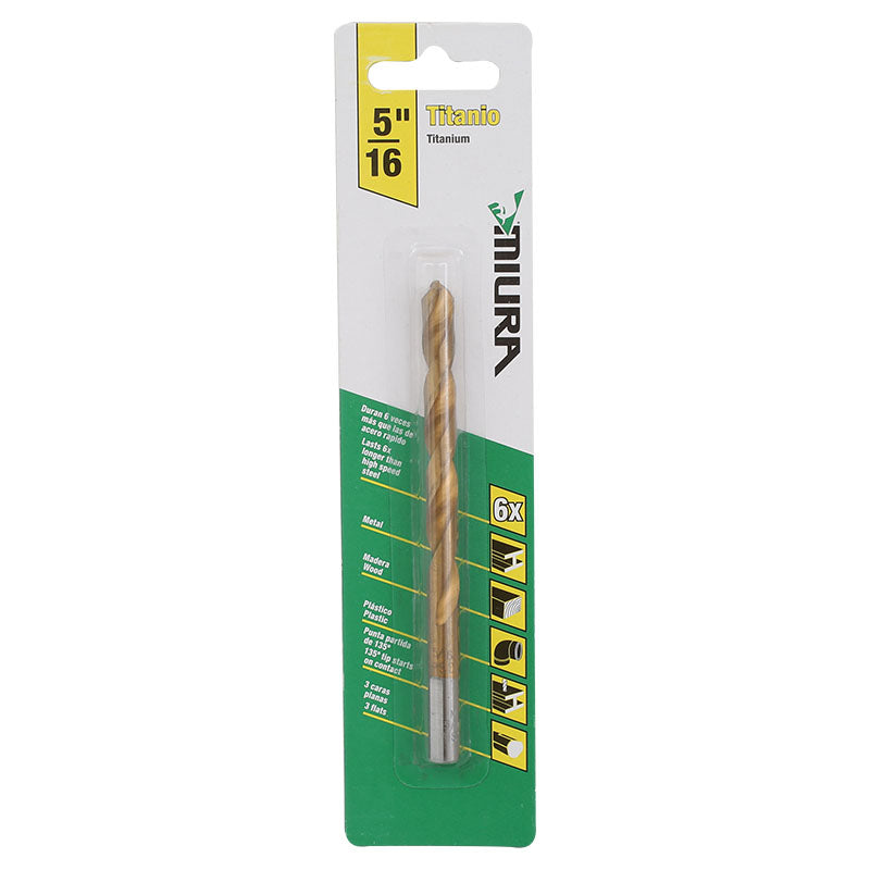Broca titanio 5/16" miura