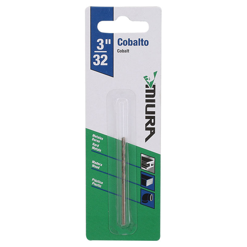 Broca cobalto 3/32"