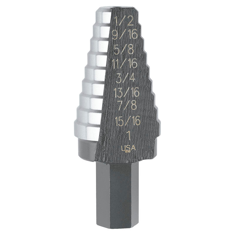 Broca para metal y plástico escalonada 9/16 a 1 " dewalt