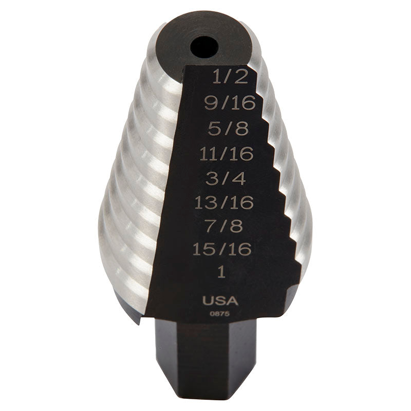 Broca para metal y plástico escalonada 9/16 a 1 " dewalt