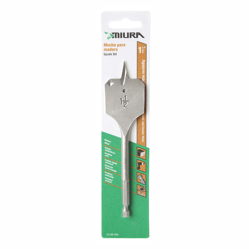Wood spade drill bit 1 1/2"