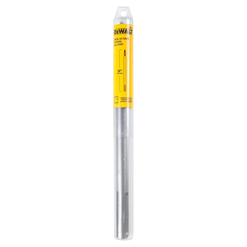 Cincel de punta multimaterial acero endurecido SDS max 300 mm 12" DeWalt