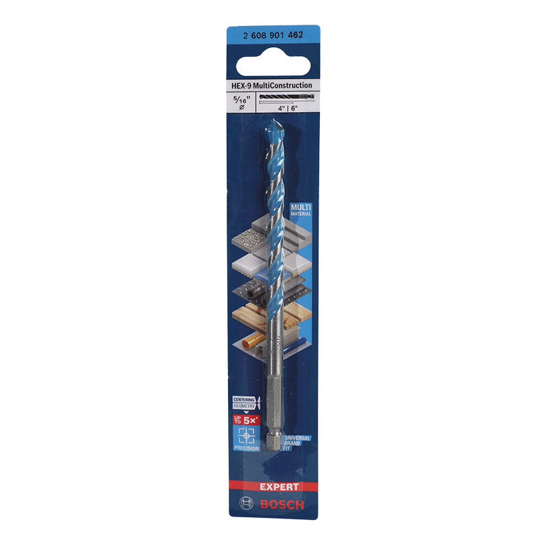 Broca multiconstrucción 5/16" x 6" Bosch