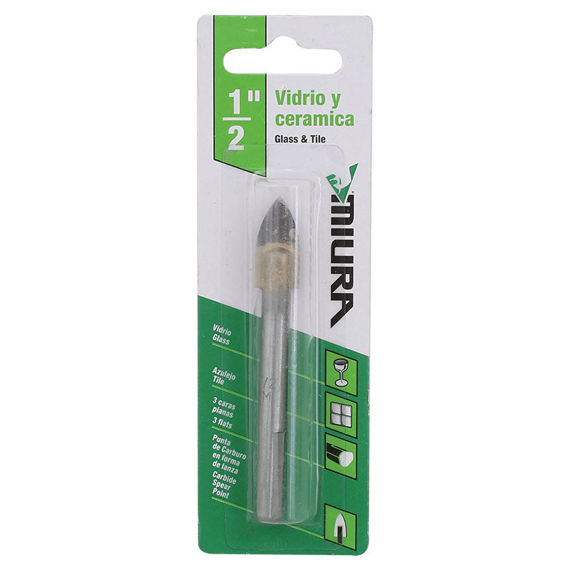 1/2" Glass drill bit