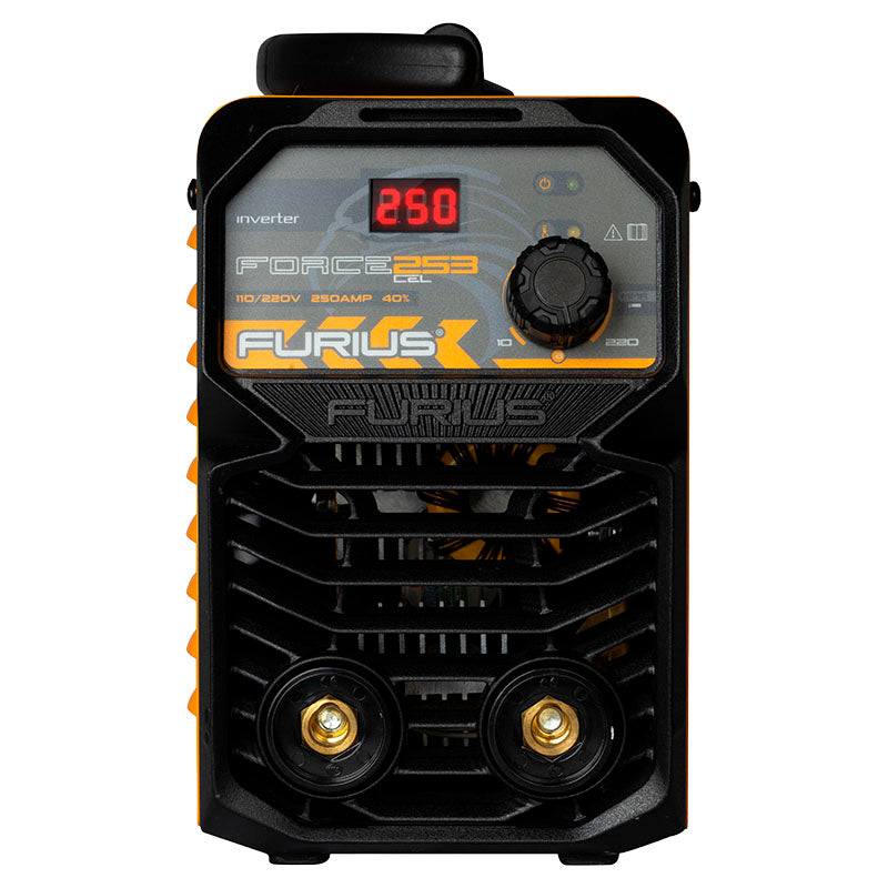 Máquina de soldar inversor MMA TIG raspado 10-130 A 10-250 A 110-220 V Furius