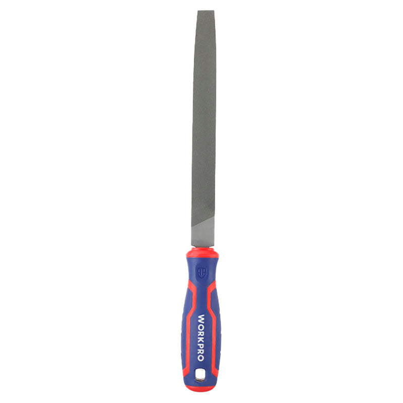 Lima metal plana 8" mango bimaterial Workpro