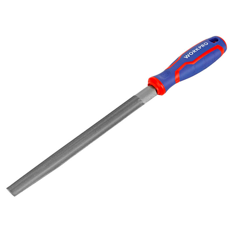 Lima metal media caña 8" mango bimaterial Workpro