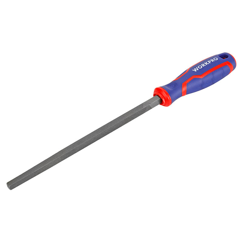 Lima metal cuadrada 8" mango bimaterial Workpro