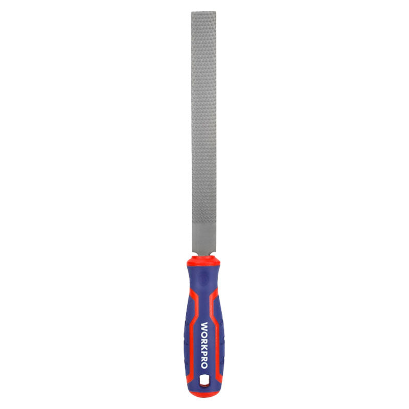 Lima plana madera 8" mango bimaterial Workpro