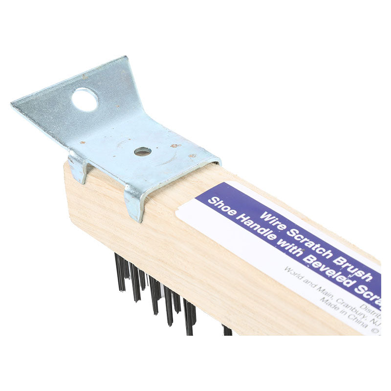 Cepillo de madera con raspador 4 x 16 filas
