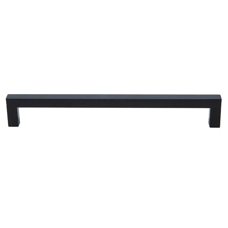 Manija acero cuadrada negra 19,2 cm 1 ud