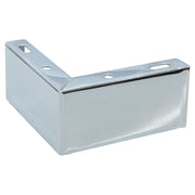 Leg for corner furniture chromed steel corner 1 pc