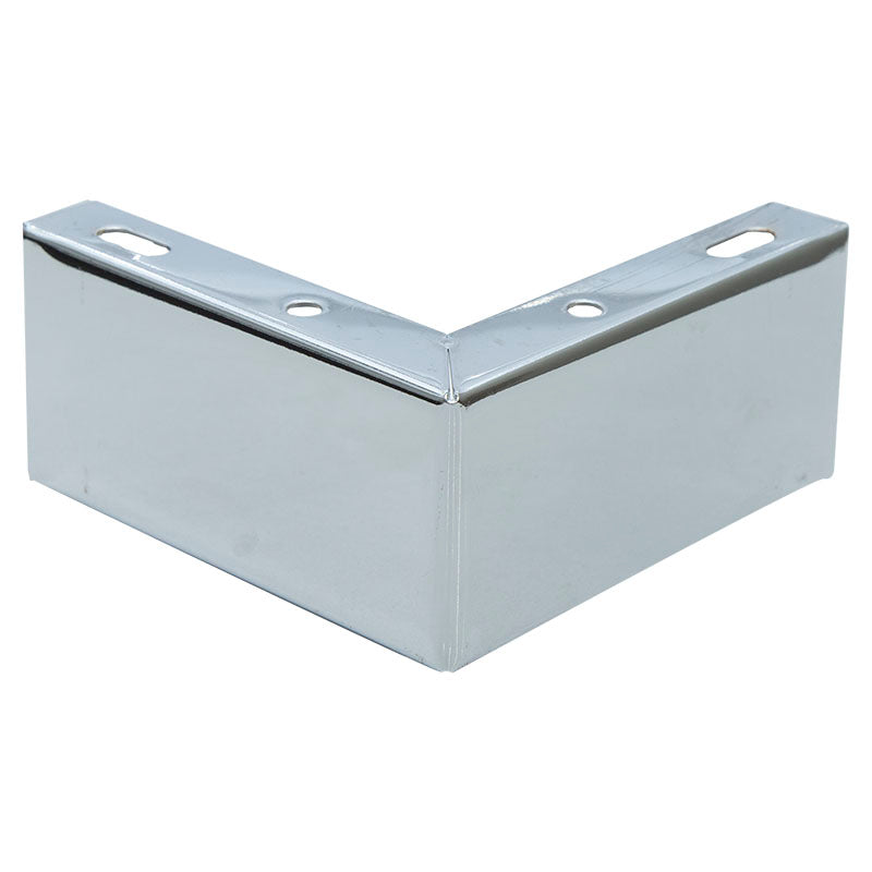 Leg for corner furniture chromed steel corner 1 pc