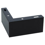 Pata para mueble esquinera acero esquinera negra  1 ud