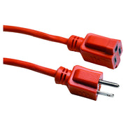 Extensión eléctrica 16 AWG 5 m uso pesado naranja