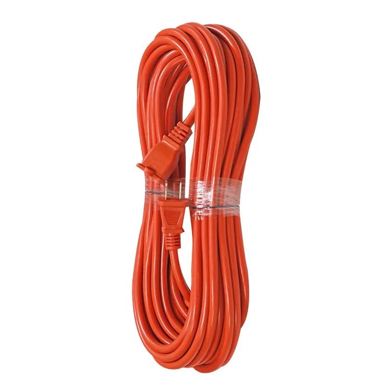 Extensión eléctrica 16 AWG 8 m naranja uso pesado