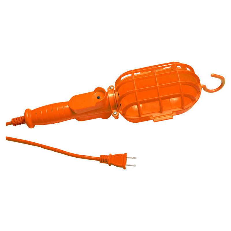 Extensión eléctrica con socket 18 AWG 4 m uso medio naranja