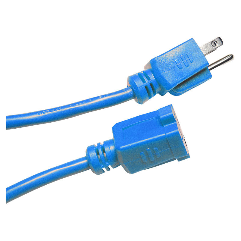 Extensión eléctrica 14 AWG 30 m uso pesado azul