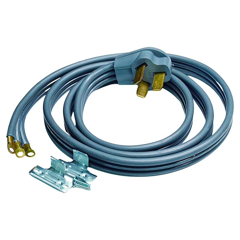 Extensión eléctrica para cocina 6 AWG 1,2 m uso pesado gris
