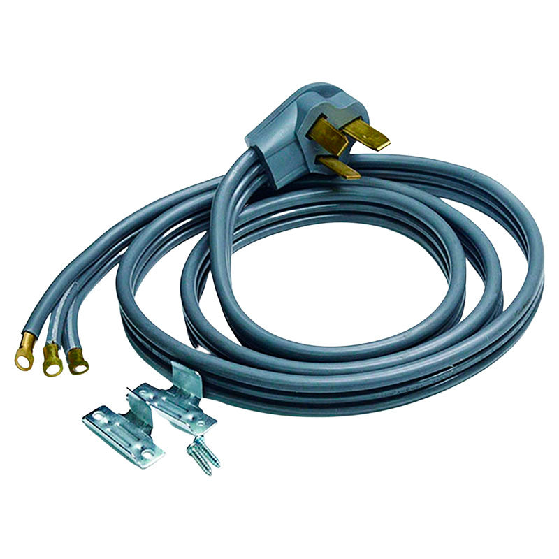 Extensión eléctrica para cocina 6 AWG 1,2 m uso pesado gris