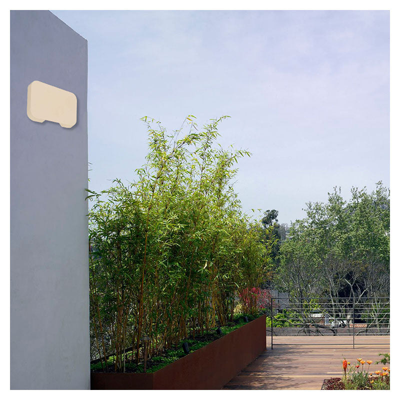 Lámpara de pared para exterior blanco led 3.000 K 23673