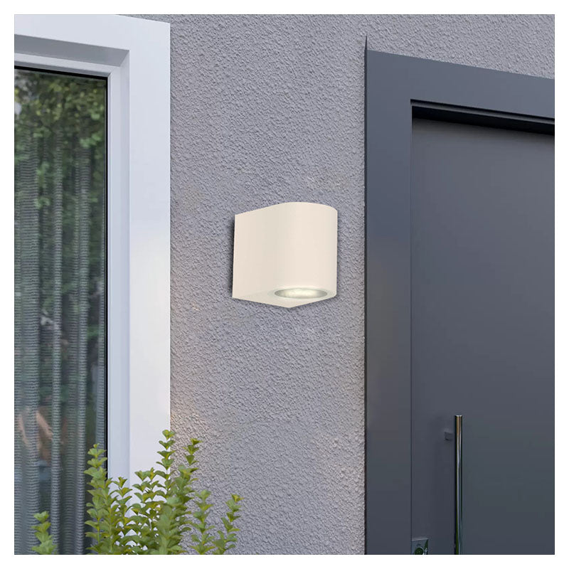 Lámpara de pared para exterior blanco 1 luz GU10 23663