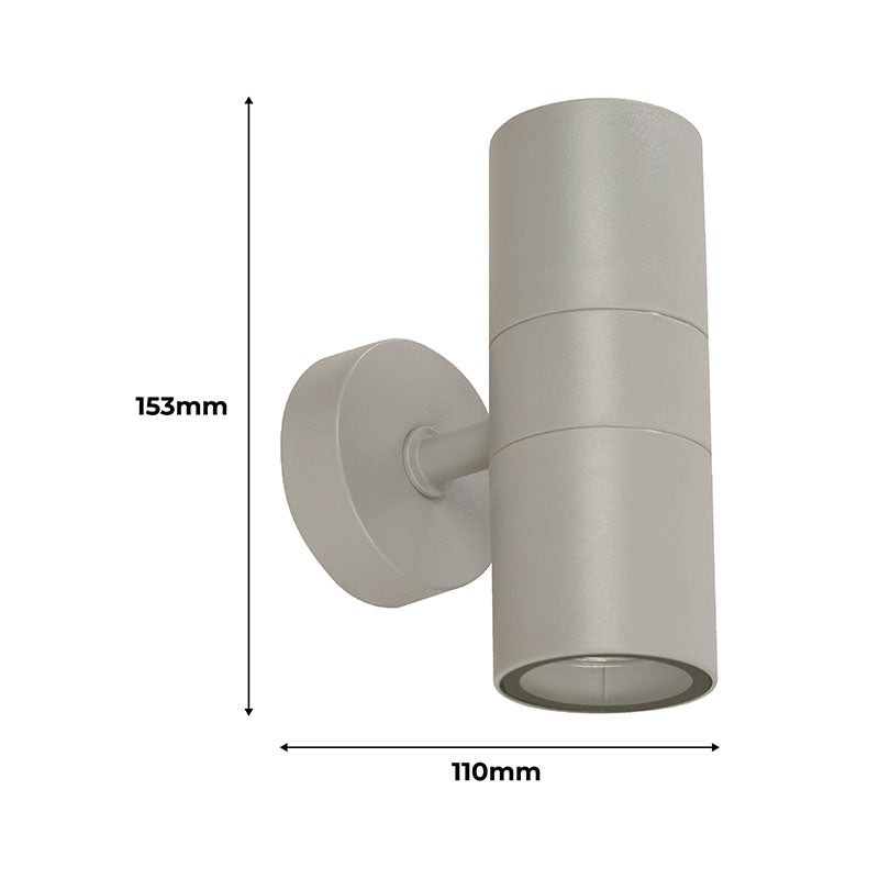 Lámpara de pared para exterior 2 luces GU10 23668