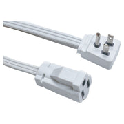 Extensión eléctrica 14 AWG 1 m uso doméstico blanca