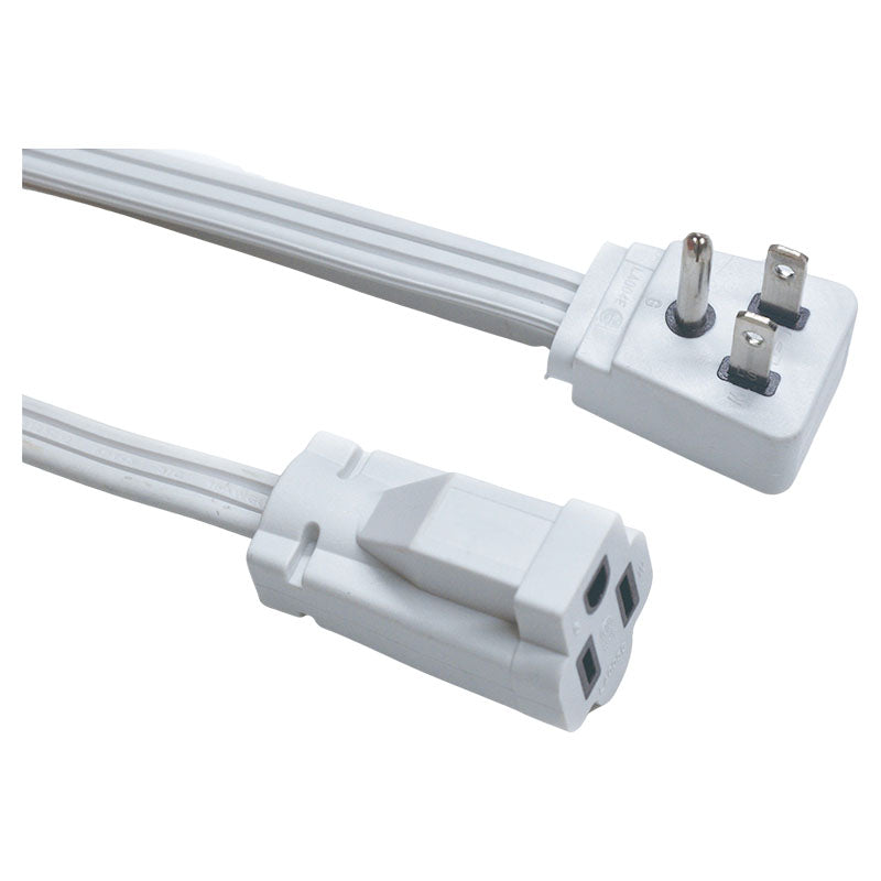 Extensión eléctrica 14 AWG 1 m uso doméstico blanca