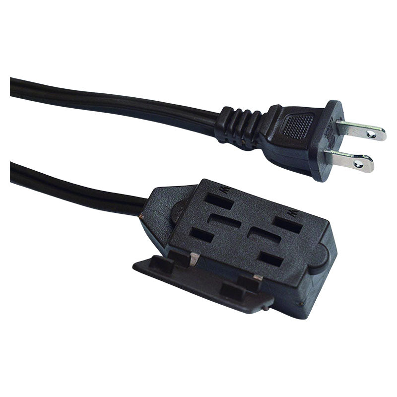 Extensión eléctrica 16 AWG 3 m uso liviano café