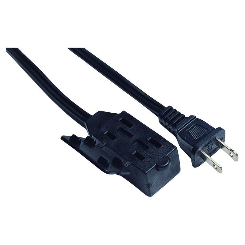 Extensión eléctrica 16 AWG 1,5 m uso liviano negra