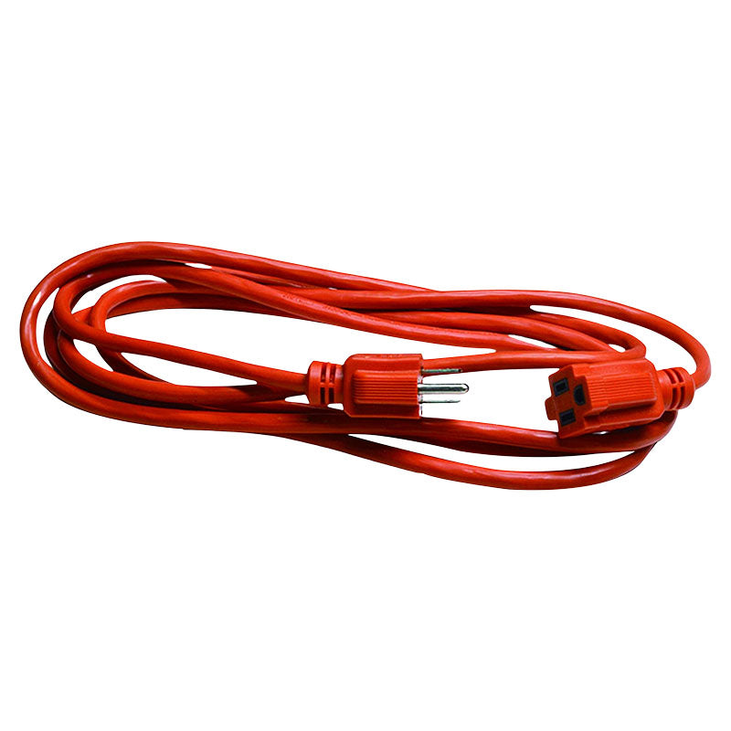 Extensión eléctrica 16 AWG 3 m uso pesado naranja