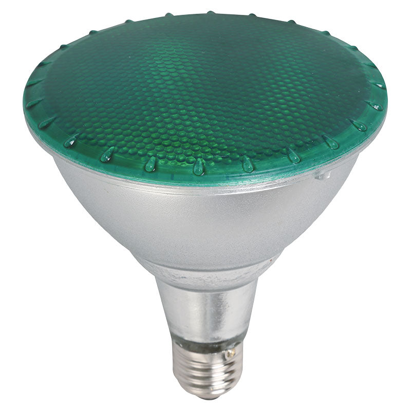 Bombillo led 15 W E27 PAR38 verde ECOMAX