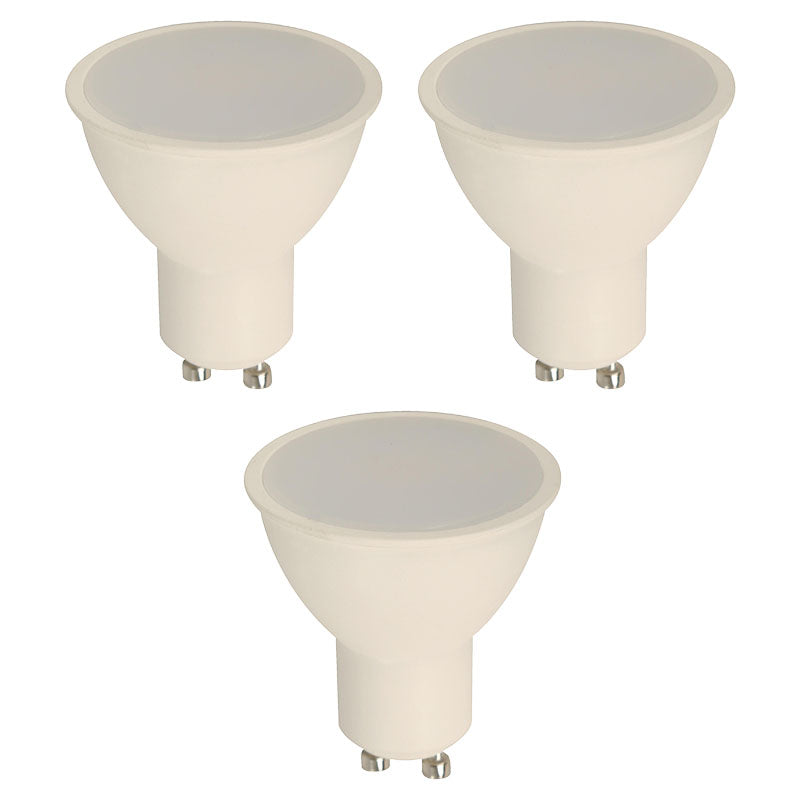 Set 3 bombillos led 6 W GU10 3.000 K ECOMAX