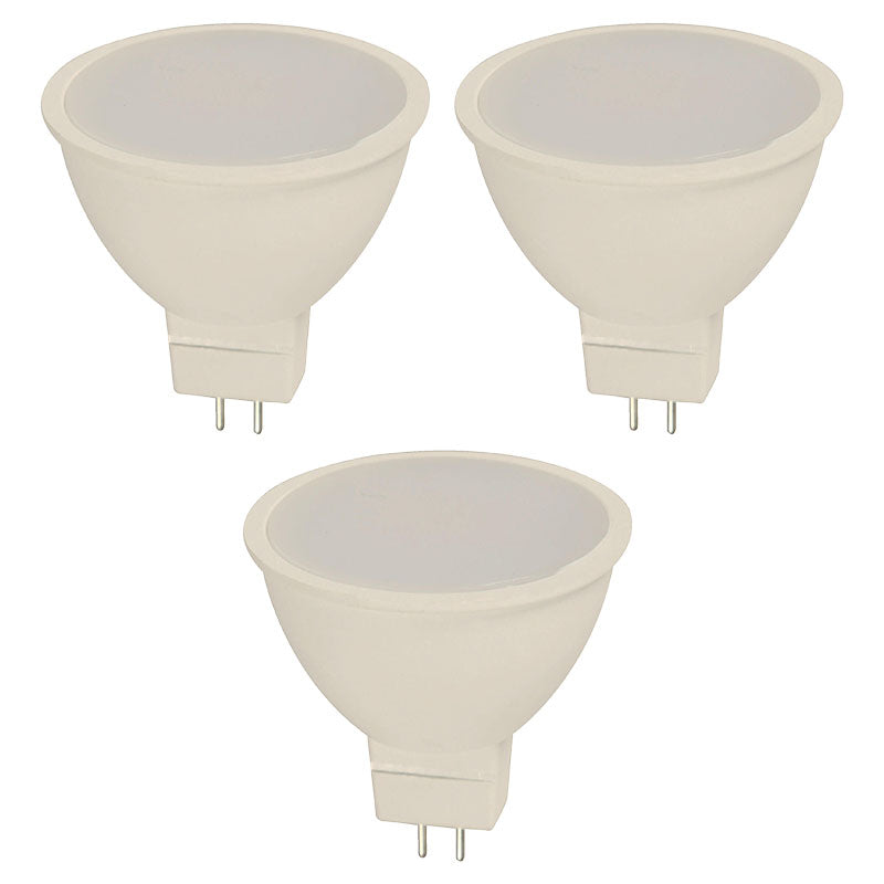 Set 3 bombillos led 6 W G5.3 MR16 3.000 K ECOMAX