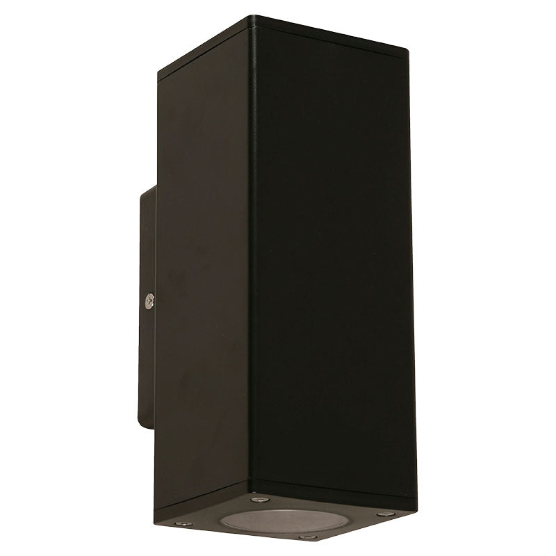 Farol de pared externo 2 luces negro
