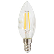 Bombillo led filamentos 4 W E14 torpedo 3.000 K ECOMAX