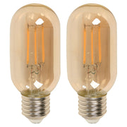 Set 2 bombillos filamentos led 6 W E27 T45 3.000 K ECOMAX