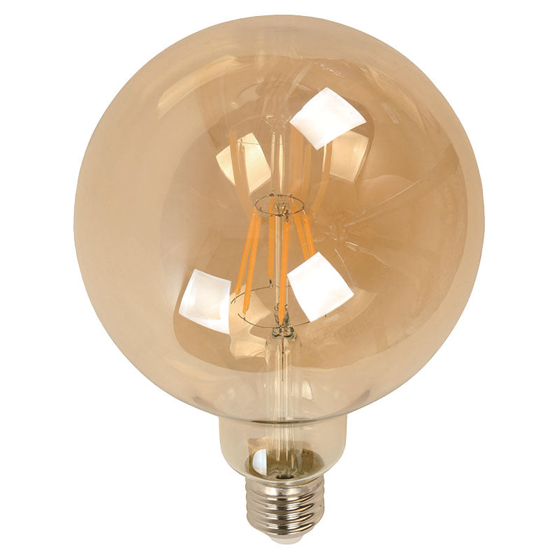 Bombillo led filamentos 6 W E27 G125 3.000 K ECOMAX
