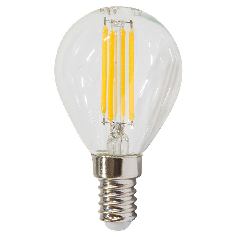 Bombillo led filamentos 4 W E14 G45 3.000 K ECOMAX