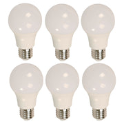 Bombillo LED 9 W 6 unidades E27 A60 luz blanca Ecomax