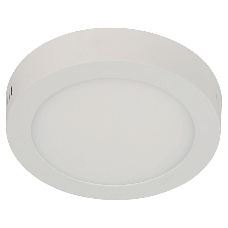 12 W surface-mount LED panel, cool white light (6,000 K), 3.2 x 17 x 17 cm