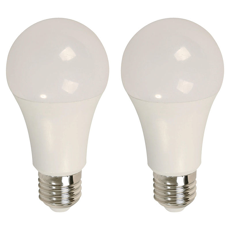 Set 2 bombillos led 15 W E27 A60 .000 K ECOMAX